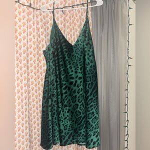 Emerald City Satin Slip Dress - DUSTER NOT INCLUDED